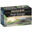 Bigelow Tea Peak Energy plus L-Theanine Black Tea, Caffeinated, 18 Total Tea Bags (Pack of 2) Best Before Mar 2028