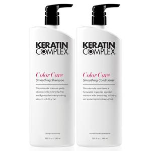 Keratin Complex - Keratin Care Smoothing Shampoo & Conditioner Duo (33.8 Ounce (Pack of 2))