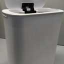 TIPGO 5 Gallon Motion Senor Bathroom Trash Can with Lid, Automatic Garbage Can Touchless, Smart Plastic Waste Basket for Narrow Spaces, Bathroom, Office, Bedroom, Living Room (White)