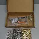 Grommet Tool Kit Portable Handheld Press Grommet Pliers Kit, Eyelet Hole Punch Pliers Set with 500pcs Metal Eyelets and Grommets for Fabric Leather Canvas Tarp Banner (7/16 Inch 10.5mm)