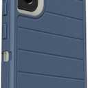 OtterBox Defender Case & Belt Clip/Stand for Samsung Galaxy S22 (NOT Plus/Ultra) Retail Packaging - Anti-Microbial - Fort Blue