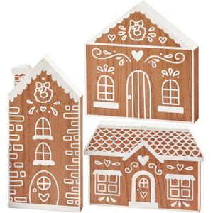 Primitives by Kathy Gingerbread House Chunky Sitter Set