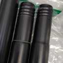 ENJOYBASICS 2 Pack Adjustable Spring Tension Curtain Rods 32 to 78 Inches, Stainless Steel Matte Black Shower Rod No Drilling for Window, Bathroom, Closet, Room Divider, 7/8" Diameter