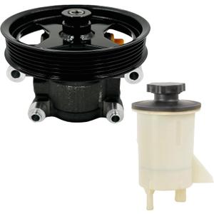 Power Steering Pump with Pulley Reservoir fit for Ford Expedition 2003-2006,for Ford f-150 2004-2008,for Lincoln Mark LT 2006-2008(20-312P1/3R903)