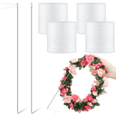 GliCraft 6 Pcs Lei Needle Kit Include 2 Pcs 14 Inch Large Eye Lei Long Sewing Needle 4 Lei Needle Twine 150 Feet Per Roll for DIY Graduation Hawaiian Flower Lei Making Malay Flowers Wreath Accessory