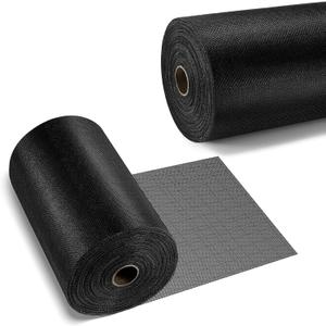 8 Inch x 328 ft Vent Mesh Fiberglass Window Screen Mesh Roll, Easy-to-Cut Screen Door Meshs for Gardening Window Wall Ceiling Floor Repair Replacement