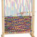 Melissa & Doug Wooden Multi-Craft Weaving Loom: Extra-Large Frame (22.75 x 16.5 inches)