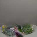 Ouddy Decor 24 Bundles Artificial Flowers for Outdoors UV Resistant Fake Plastic Plants Faux Boston Fern Greenery Stems for Spring Summer Indoor Garden Patio Window Box Kitchen Home Decor, Mixedcolor