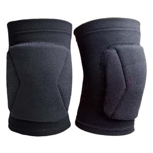 Knee Pads for Volleyball Women & Men, Dance Kneepads for Football Basketball, Soft Padded Knee Sleeve for Skating Wrestling Skateboarding, Elastic & Protective Knee pad for Adult Sports, Black 2XL