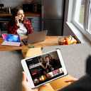 Tri-Fold Case Compatible with Samsung Galaxy TAB S2 9.7 inch Tablet - SM T810/T813/T815C/T819C(2014 Edition), Includes a Screen Protector - Premium PU Leather Tri-Fold Cover with Auto Sleep/Wake (One Size)