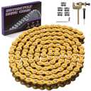 35 Chain Mini Bike Chain Breaker Compatible with Coleman CT100U CC100X Baja Doodlebug DB30 Motovox MBX10 MBX11 Predator 97cc 100cc Monster Mega Moto MM-B80 105cc Minibike Powersports Parts (Gold)