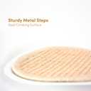 51" Wall-Mounted Cat Tree  Modern Space-Saving Cat Shelf with Sisal Scratching Post & Steel Climbing Steps  Stylish Cat Wall Furniture for Small Spaces