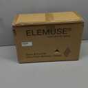 ELEMUSE Queen Size Extra Thick Fusion Goose Down Feather Filled Mattress Topper, Plush Fluffy Double Layer Pillowtop Mattress Pad Cover, Soft Featherbed with 8-21 Inch Deep Pocket (Pure White)