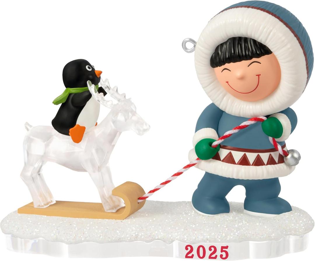 Hallmark Keepsake Christmas Ornament, Frosty Friends, Snowman Collectors Gifts