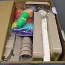 Play Kitchen Set, Kids Kitchen Playset with Realistic Sound & Light, Cooking Stove, Sink, Play Food and Accessories, 57 Pcs Kitchen Toys Gifts for Toddlers 24 35 Boys Girls (Green)