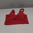 Women's Bikini Top - Supportive Swimsuit for Large Bust - 2025 Cut Out Twist Swim Top (Medium, Red)