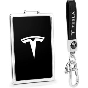 Key Card Holder Case Compatible with Tesla Model 3 Y X S Key Protector Cover Accessories Decor Trim Gifts