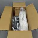 White Minimalist Square Swivel Stool with Wheel for Work SPA Shop Massage Height-Adjustable and Cost-Effective Rolling Stool Chair