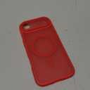 TOCOL for iPhone Air Case, Full Camera Protection, Built-in Magnetic Ring, Compatible with Magsafe Charger, Drop Protection, Translucent Matte Phone Case for iPhone 17 Air 6.5 inch (Red)