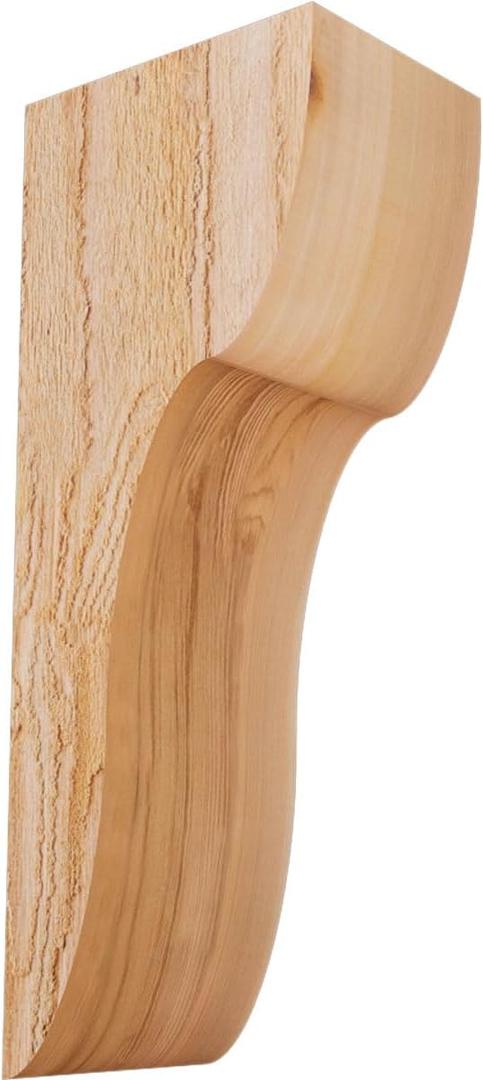 Ekena Millwork COR06X08X20CAR00RWR 6"W x 8"D x 20"H Carmel Rough Sawn Corbel, Western Red Cedar