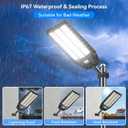 Deepn 12000W Solar Lights Outdoor Waterproof with Motion Sensor, TW030