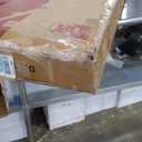 LED Queen Size Bed Frame with Charging Station, Platform Metal Bed with Headboard Storage & USB Ports Outlets, Farmhouse Bed Frame with Lights for Bedroom, Noise Free, Wash Grey (Queen)