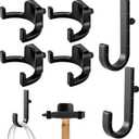 6 Packs Storage Shed Hooks Compatible with Suncast/Craftsman Shed, U-Shape and J-Shape Storage Shed Shelves Accessories for Organizing Tool, Ladders, Bulk Items