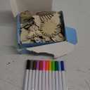 Worgree DIY Wooden Magnets, 36 pcs Wooden Art Craft Supplies Painting Kit for Kids Party Favors for Boys Girls Ages 4-8 8-12 Birthday Easter Crafts Gifts Toys Basket Goodie Bag Stuffers