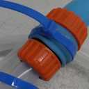 Slip-On Tub Hose 6FT - Flexible Bathtub Faucet Sprayer Attachment for Cleaning & Pet Care -Dog Shower Hose- No Installation - Fits Faucets Up to 3" Wide - Portable