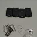 4 Gate Opener Remotes for RB741/FM135 GTO Mighty Mule - 318MHz Fixed Code System, 164ft Range, Visor Clip Design