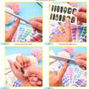 3 x 16 Sheets Halloween Nail Wraps Nail Art Stickers Decals Self-Adhesive Nail Decorations with Little Ghost Bats Pumpkin Spider Designs Acrylic Supplies for Women DIY Art Decoration (Halloween Style 3)