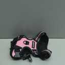 rabbitgoo Dog Harness No Pull with 2 Leash Clips, Adjustable Soft Padded, Reflective Oxford No Choke Pet Vest with Easy Control Handle for Small Dogs, Pink, S