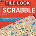 Tile Lock Scrabble by Winning Moves Games USA, Innovative Gameboard Locks Tiles in Place, for 2 to 4 Players, Ages 8 and Up