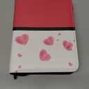 Collectible Trading Card Albums,4 Pocket Card Binder, 400 Double Sided Pocket,PU Premium Zip Trading Card Binder for TCG, MTG,Sports Cards (Pink White)