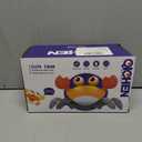 PintreeLand Crawling Crab Baby Toys Upgrade Version  3 Speed & Music Control, Infant Tummy Time Interactive Walking Toddler Toy for 3 4 5 6 7 8 9 10 11 12 Year Old Boys or Girls (Blue)