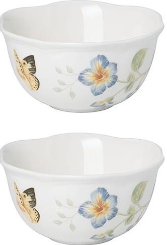 Lenox 880122 Butterfly Meadow 2_Piece Dessert Bowl Set