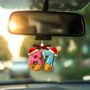 4 x 67 Ornament  Donut 6 7 Christmas Ornaments  Funny Christmas Ornaments  67 Meme Gag Gifts for Kids, Girls  Trendy Stocking Stuffers for Teens  Acrylic 6 7 Trending Ornament Decorations 2025