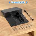 4W Solar Charger Compatible with Ring Battery Doorbell (USB-C Port) Waterproof Continuously Ring doorbell Solar Panel-Black 1 Pack