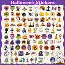 9 x OHOME Halloween Stickers | 100 PCS Halloween Party Favors - Halloween Games Toys Gifts Party Supplies - Crafts Accessories Treats Bulk for Classroom