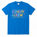 Cousin Crew Family Matching Cousin Boys Girls Kids T-Shirt (Blue, M)