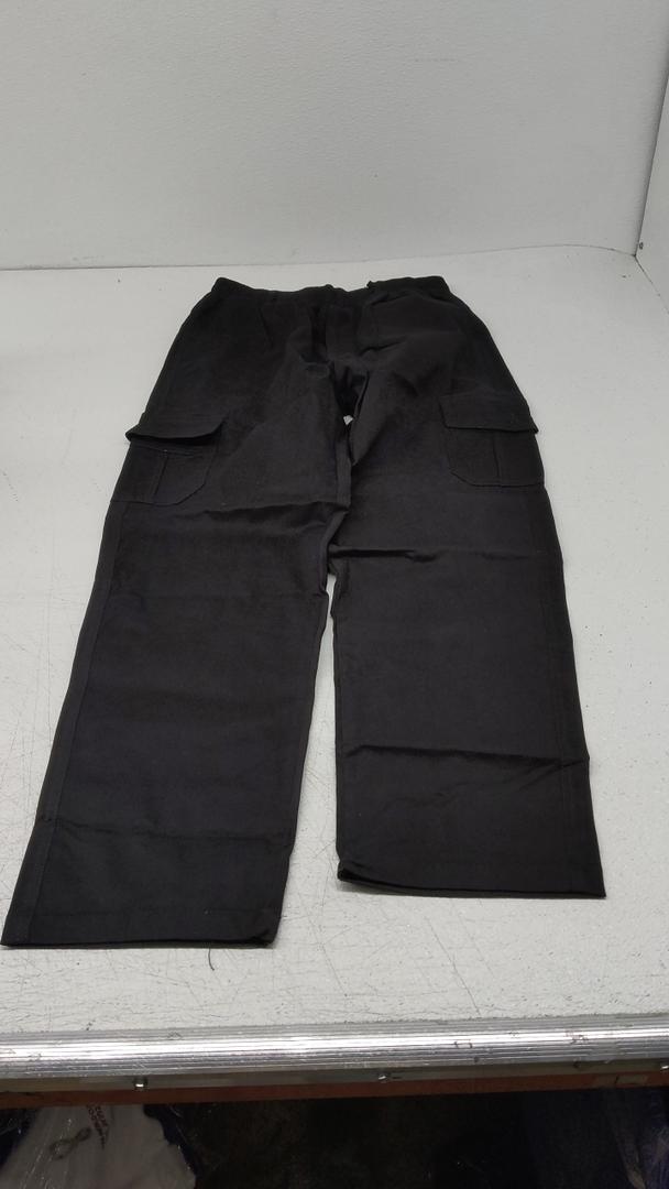 Black Cargo Pants M No Brand
