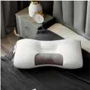 Super Soft Knitted Fabric Cervical Pillow, Ergonomic Contoured Design for Comfort Support & Pressure Relief (Ideal for Side, Back & Stomach Sleepers)
