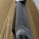 Tension Curtain Rod 51-165 Inch, Extra Long Curtain Rod No Drilling for Window or Bathroom, Outdoor Curtain Rods for Patio, Easy to Install, Never Rust, Rod Diameter 1.26 Inches-Black