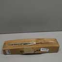 CorkLatta Black Shower Curtain Rod 32 to 43 Inch,1 Inch Diameter Adjustable Spring Tension Stainless Steel Telescoping Rod,Easy Install,No Rust