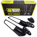 Max Protaper  Motorcycle Rear View Stealth Mirrors 360 Rotating Wind Wing Compatible with Kawasaki Ninja 300 400 650 ZX6R, Honda CBR600RR CBR250RR, Yamaha R15 R25 YZF600R, Suzuki, Ducati Sport Bikes