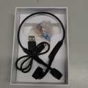 Bone Conduction Headphones Bluetooth Open Ear Headphones with mic Wireless Muitipoint Connection IP65 Waterproof Sports Headsets for Running Cycling and Workouts (Black)