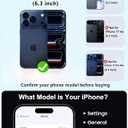 Eastinbox for iPhone 17 Pro Case [16FT Military Grade Shockproof], Anti-Slip Anti-Scratch, Slim Translucent Frosted Matte Phone Cover, Case for iPhone 17Pro 6.3", Black