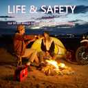 Advanced First Aid Kit, Comprehensive Trauma First Aid Kits with Labelled Compartments for Cars, Home, Office, Backpacking, Camping, Traveling, and Cycling -Upgrade 324 Piece (Max)