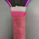 Franklin Sports Pro Pickleball Paddles - Parris Todd C45 Carbon Fiber Series - Official USAP + UPA Approved Pickleball Paddle - Elongated Pro Player Design - 13.25mm Polymer Core - Hot Pink/Surf Blue