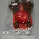 Premium Reindeer Car Kit, Cute Auto Decoration Set with Antlers & Nose, Reindeer Kit for Vehicle Window Roof & Front Grille (Coffee)